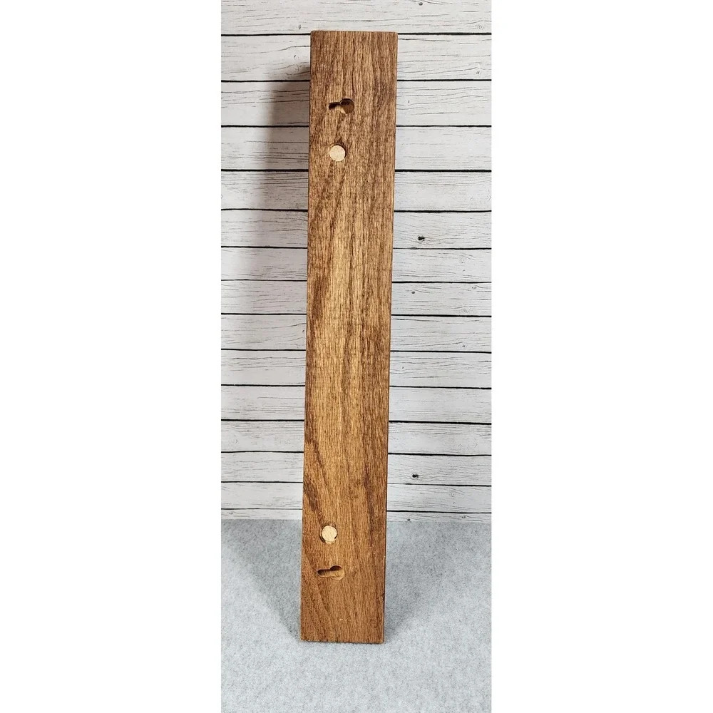Vintage Solid Oak Quilt Hanger 18